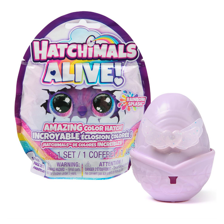 Hatchimals Alive, Rainbow Splash 1-Pack Blind Pack
