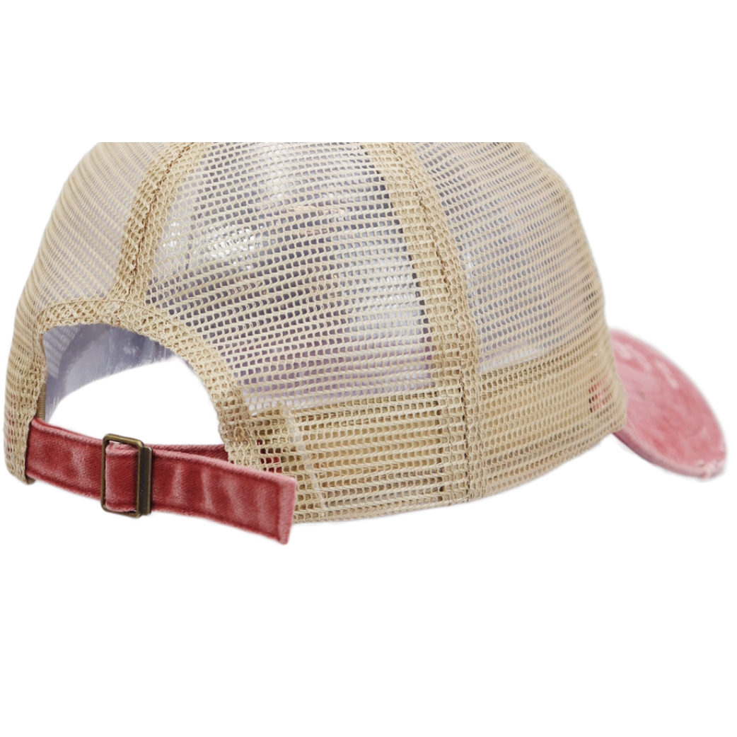 Youth Three Tone Distressed Trucker Hat