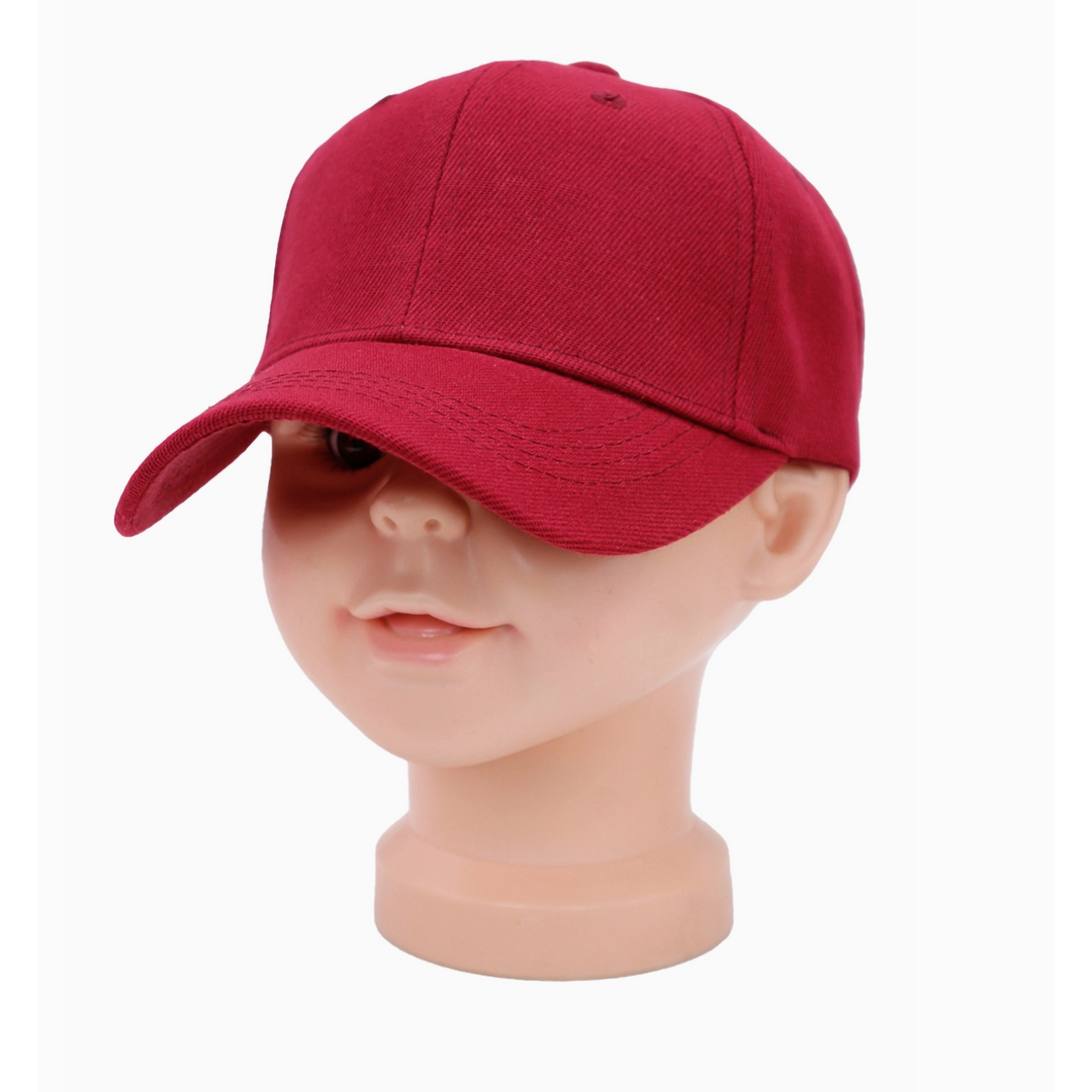 Kids Twill Acrylic Velcro Back Baseball Cap