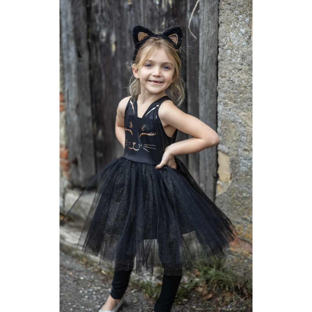 Black Cat Dress & Headpiece