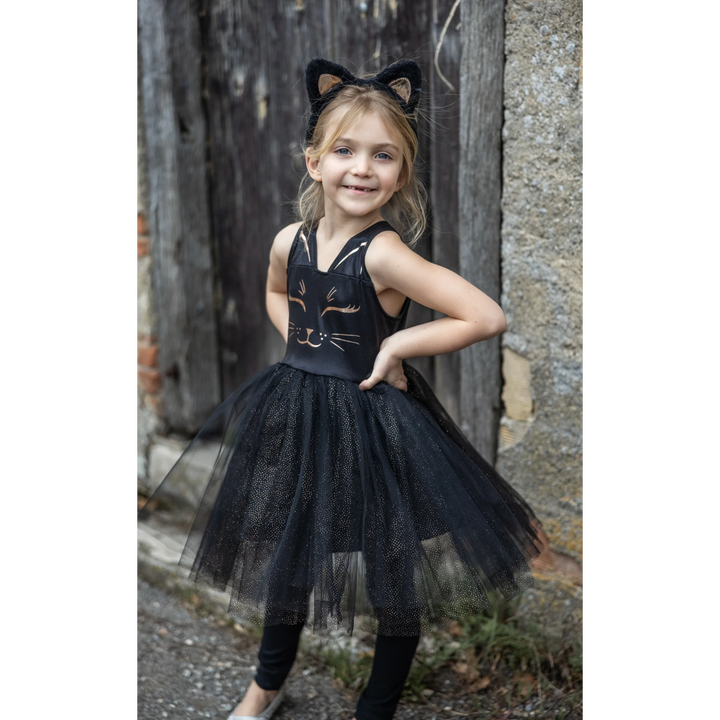 Black Cat Dress & Headpiece