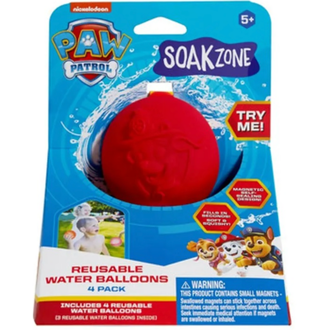 Soak Zone™ Reusable Water Balloons 4-Pack