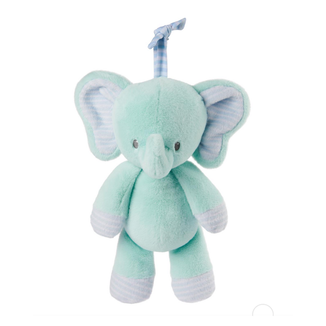 Safari Friends Pull-Down Musical Plush (Plays Brahms` Lullaby), 12 in