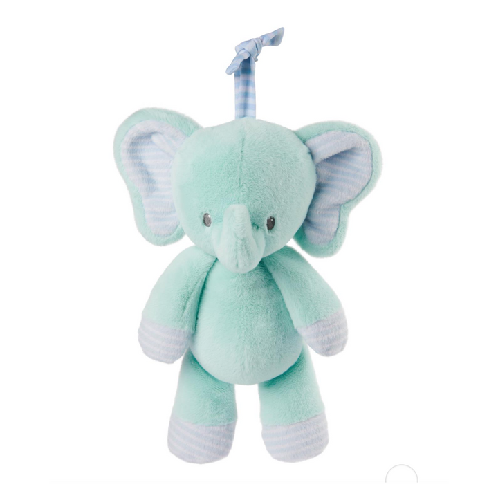 Safari Friends Pull-Down Musical Plush (Plays Brahms` Lullaby), 12 in