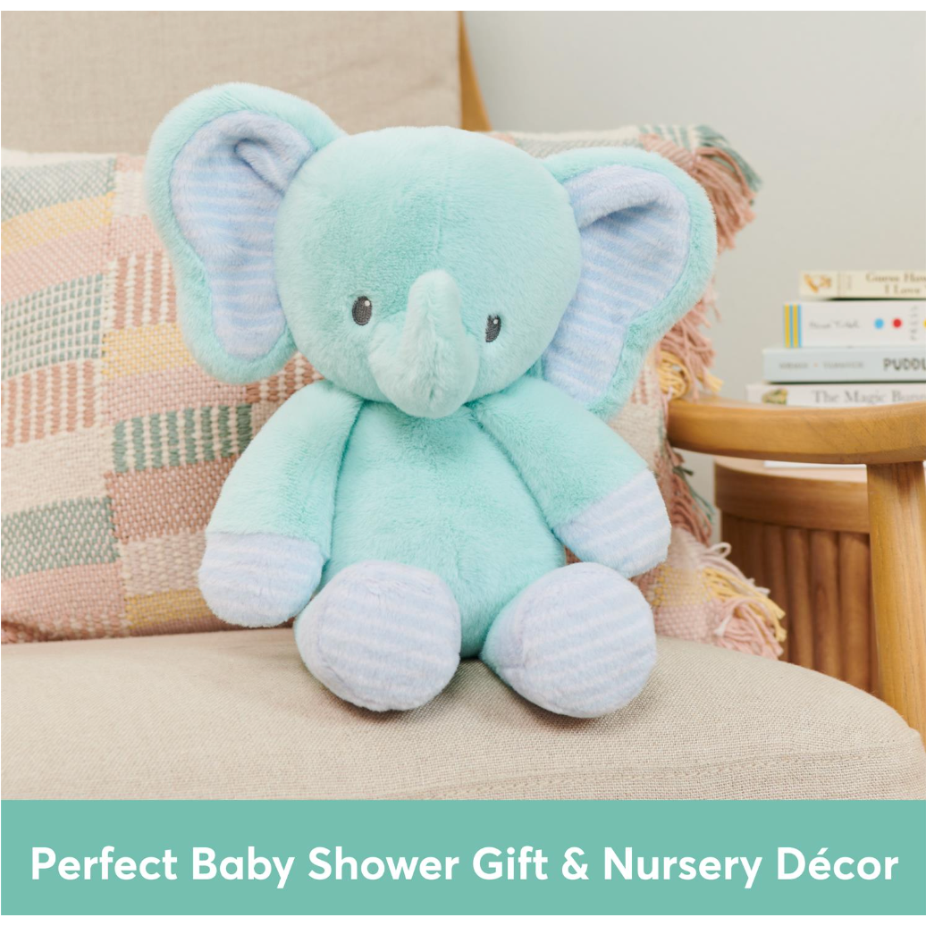 Safari Friends Pull-Down Musical Plush (Plays Brahms` Lullaby), 12 in