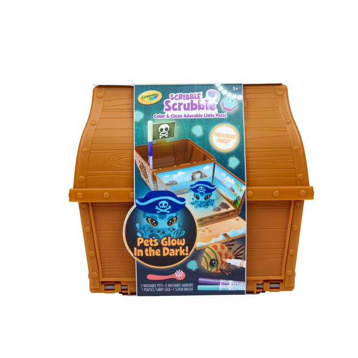 Crayola Scribble Scrubbie Pets Glow Ocean Chest