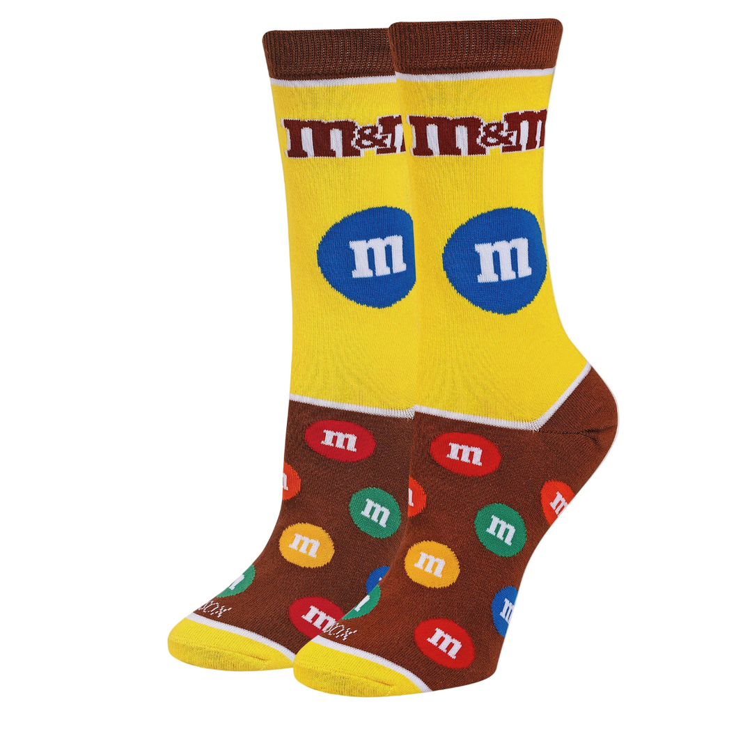 M & M candy socks for kids age 11+ and adults