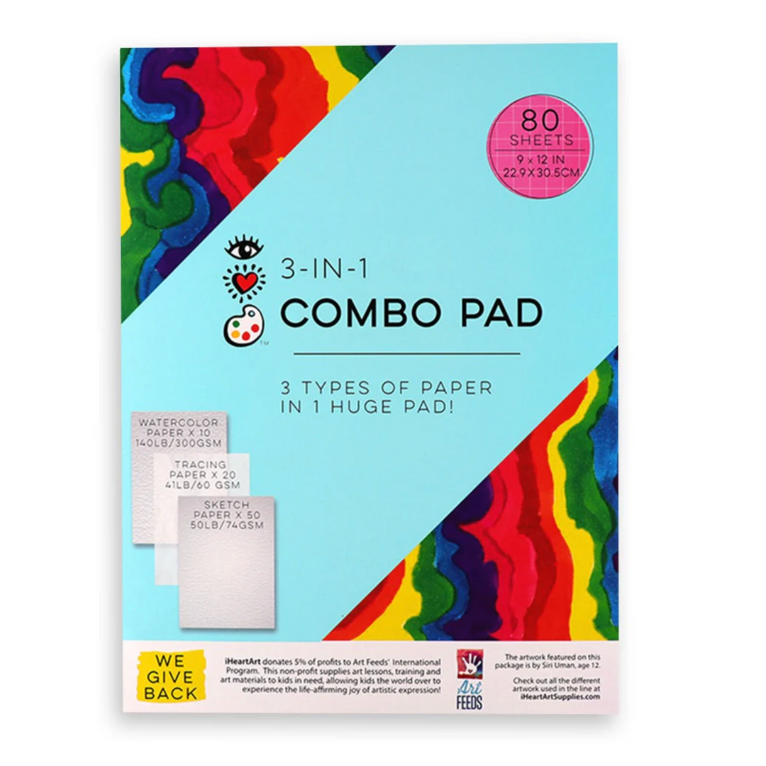 iHeartArt 3-In-1 Combo Pad