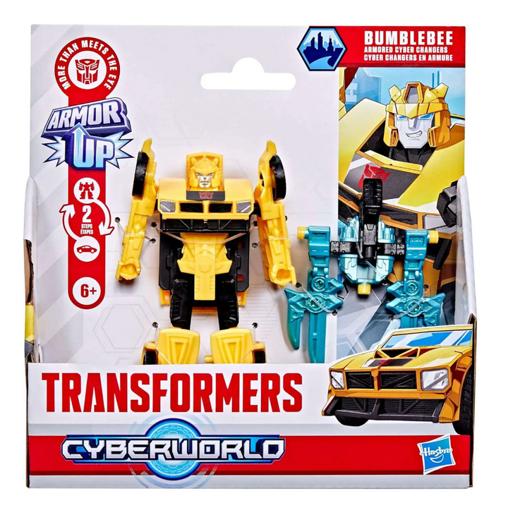 Transformers Cyberworld Armor Up  and Quick Change Action Figure