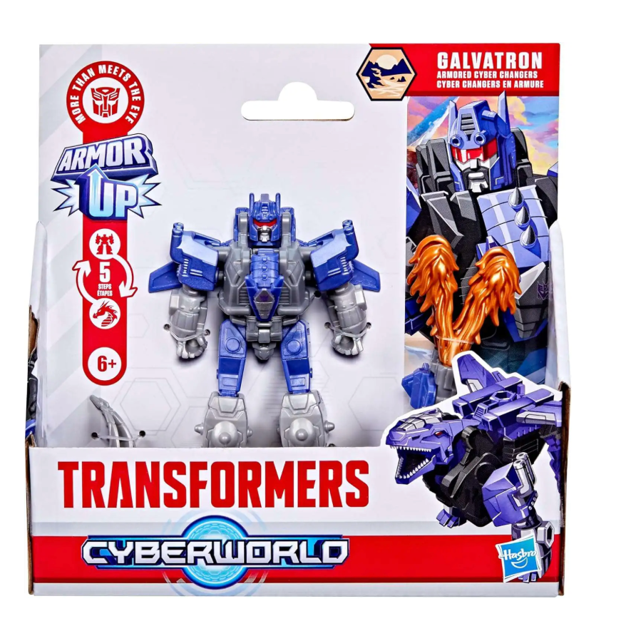 Transformers Cyberworld Armor Up  and Quick Change Action Figure