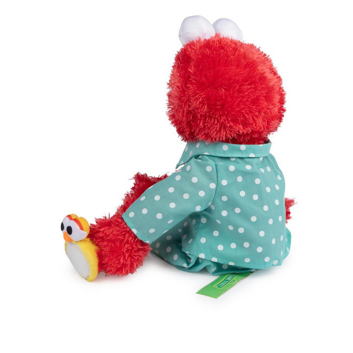 Bedtime Elmo Plush with Glow-in-the-Dark Pajamas & LED Flashlight (12")
