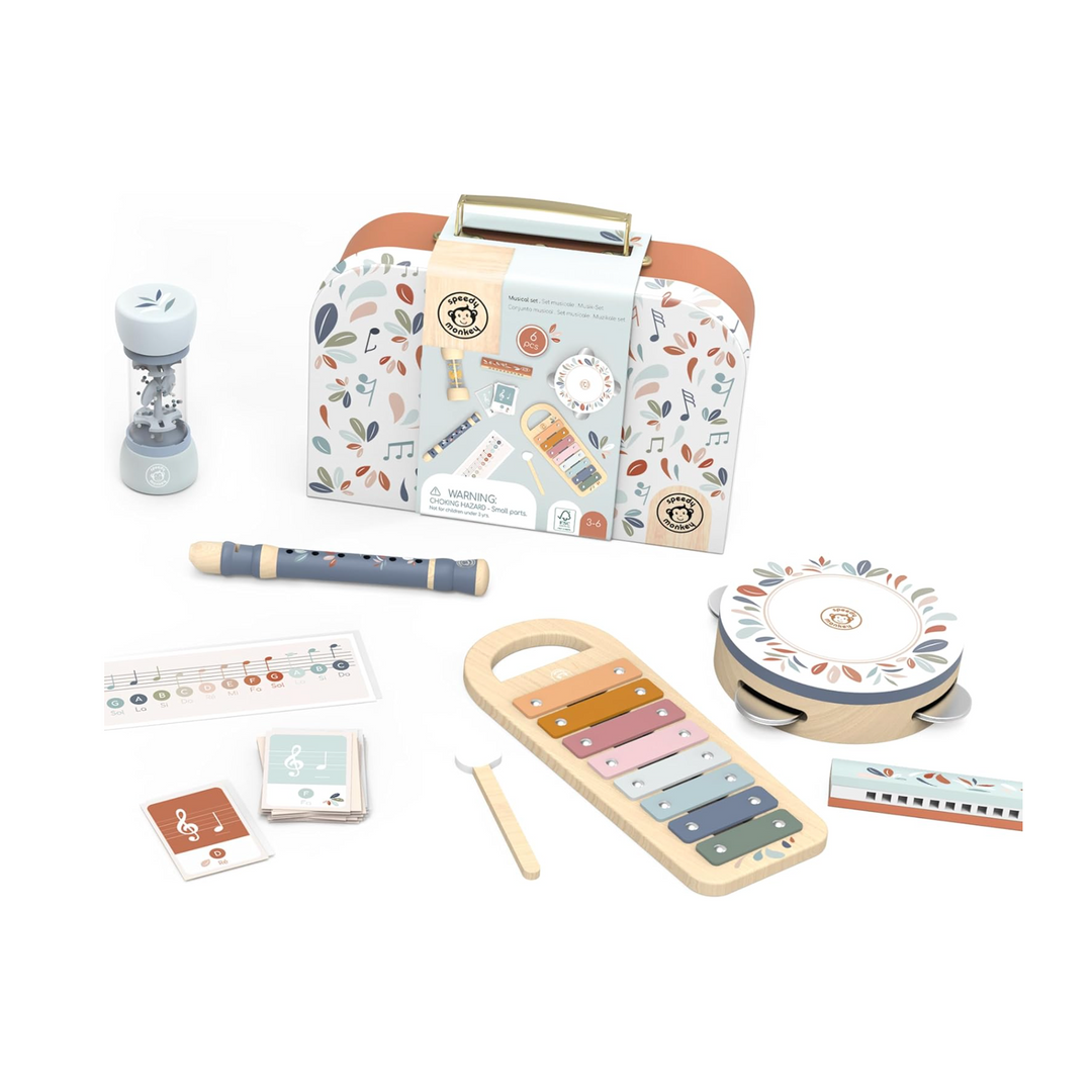 SPEEDY MONKEY Musical Set – 5 Instruments