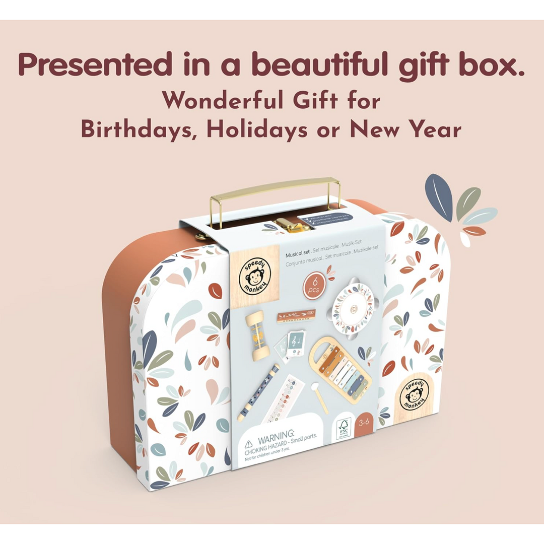 SPEEDY MONKEY Musical Set – 5 Instruments