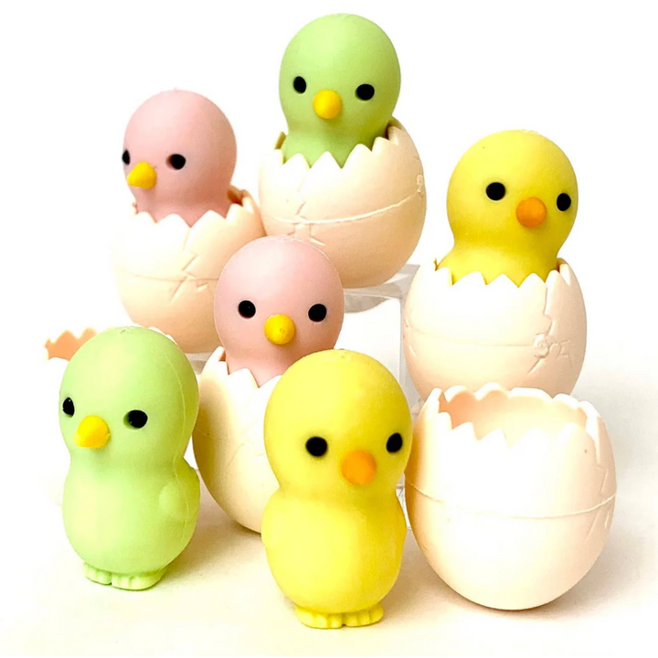 BCmini - Iwako Chicken and Dinosaur erasers-Assorted ( 1 per order)