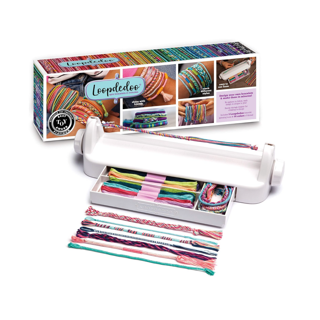 Loopdedoo DIY Friendship Bracelet Maker Kit for Kids