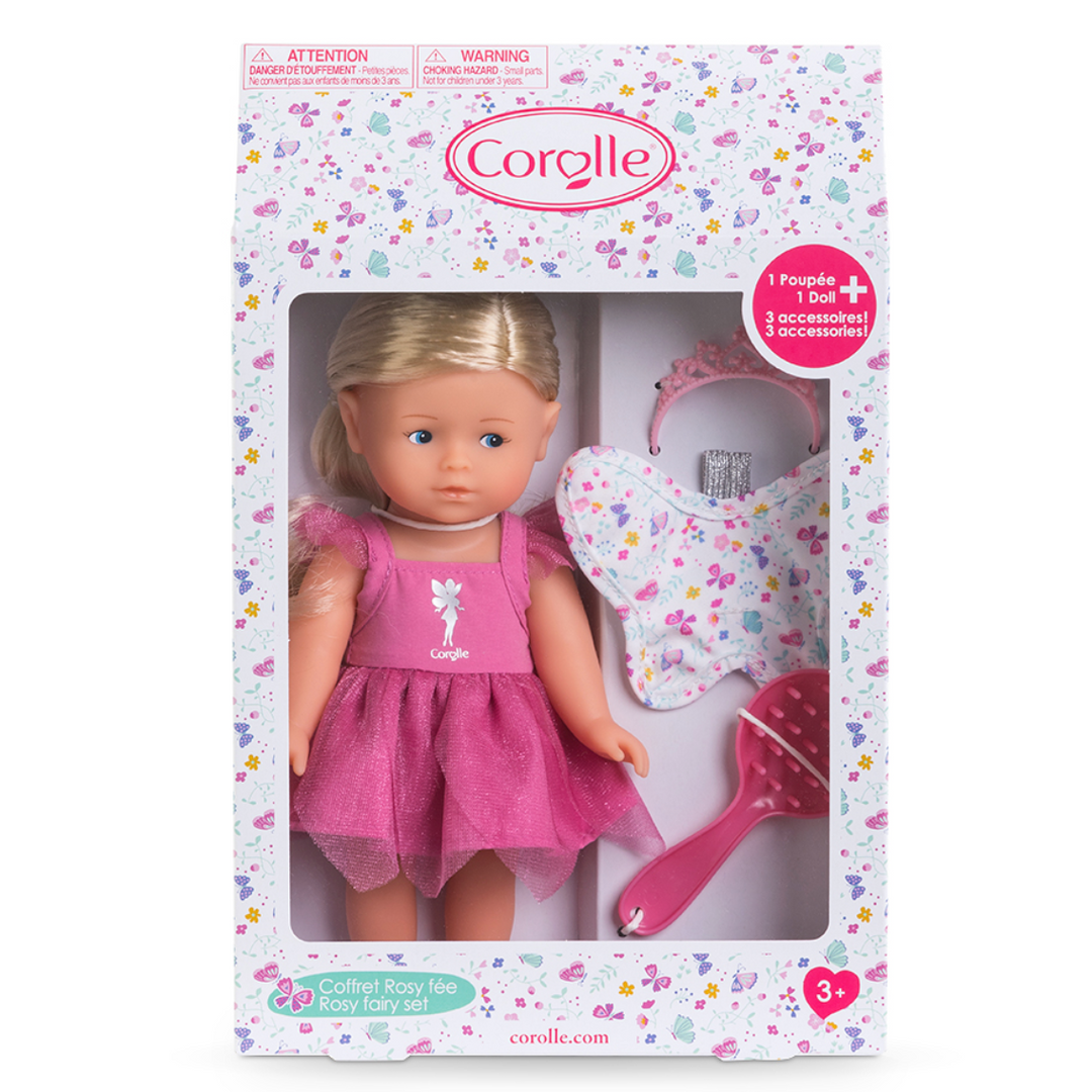 Corolle rosy fairy doll set