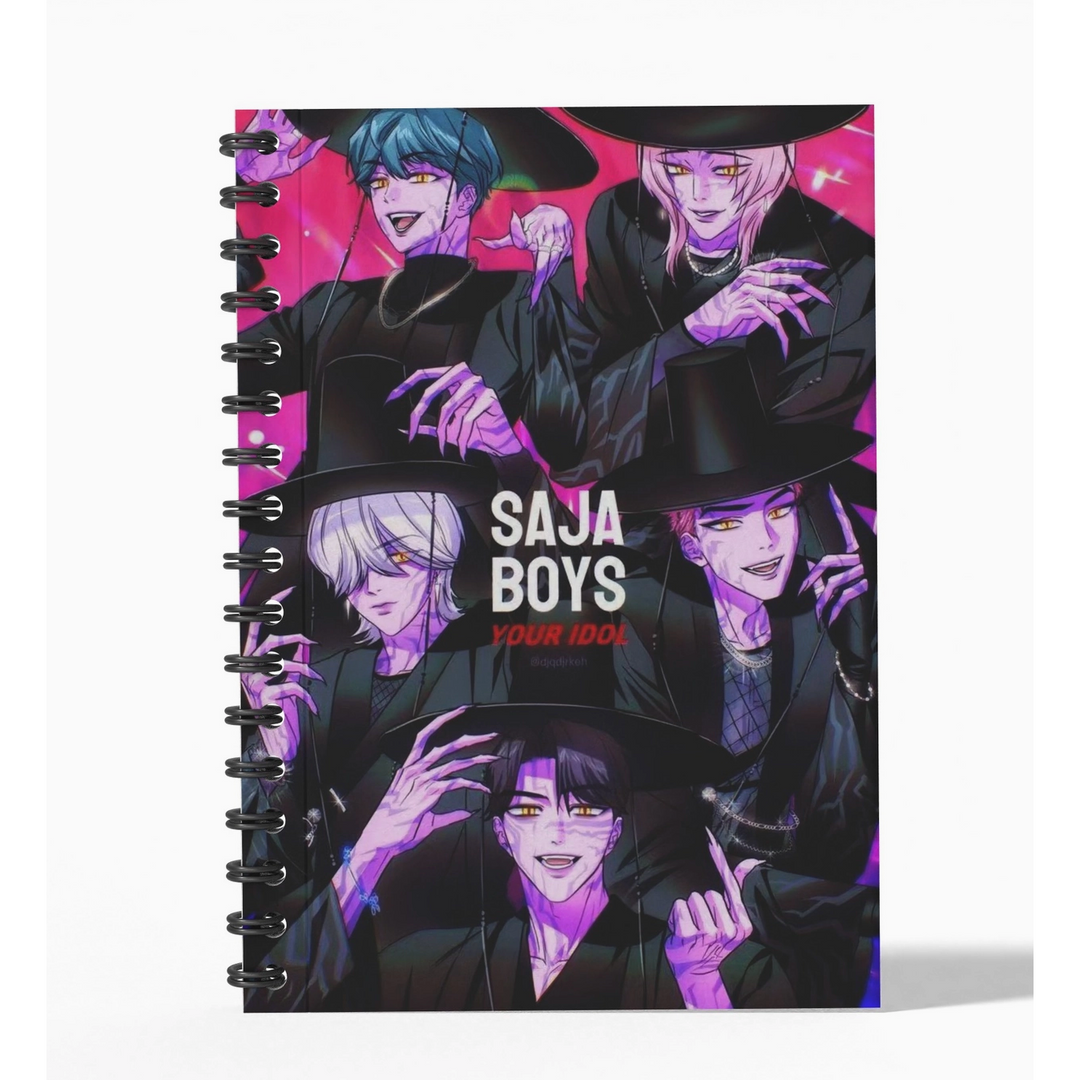Saja Boys notebook ( kpop demon hunters)