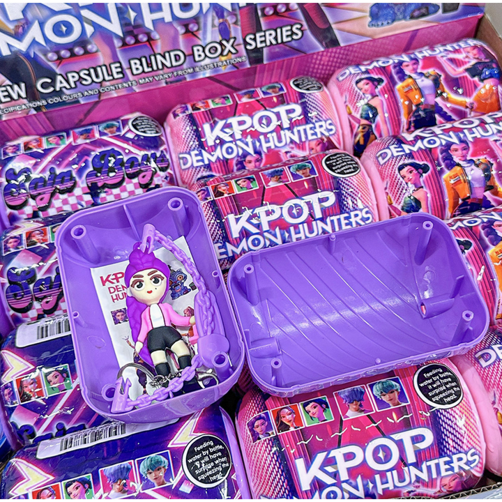 Kpop Demon Hunters Blind Capsule keychain-1 per order