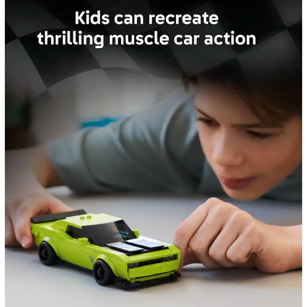 LEGO - Speed Champions Dodge Challenger SRT Hellcat Sports Car Toy 77237