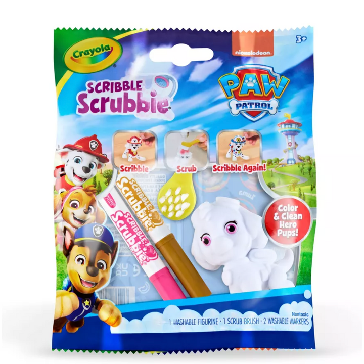 Crayola Scribble Scrubbies Paw Patrol -Assorted Random pick