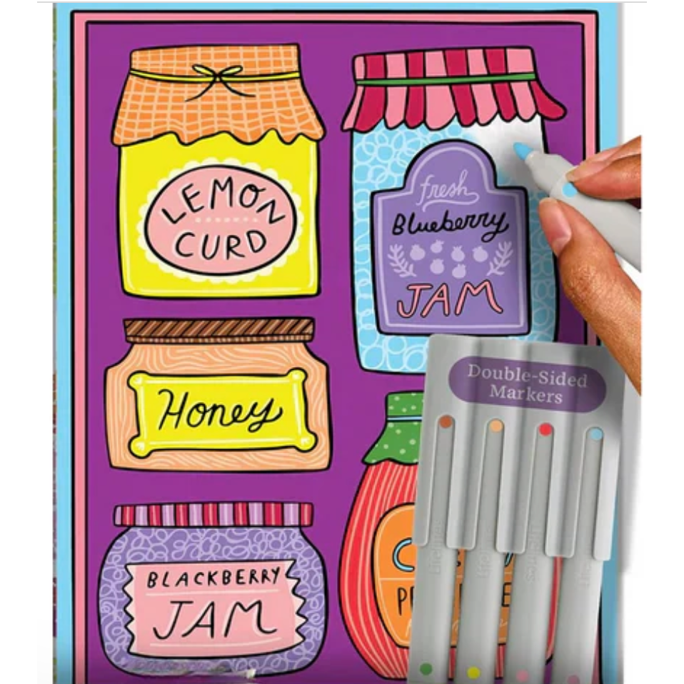 Lifelines flowArt Foodie Fun Patterns to color- Reveal hidden patterns as you color