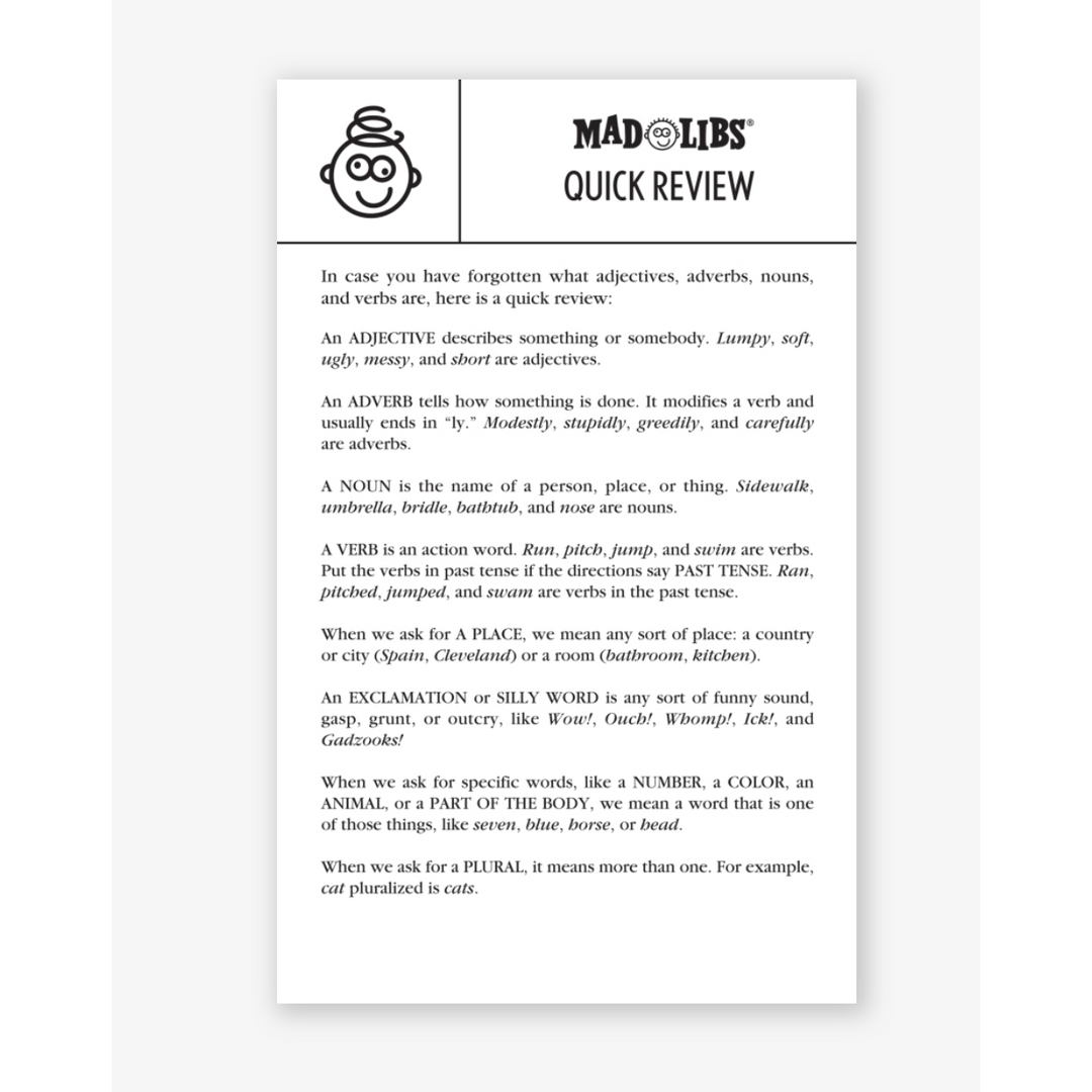 Peace, Love, and Mad Libs