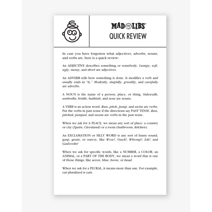 Peace, Love, and Mad Libs