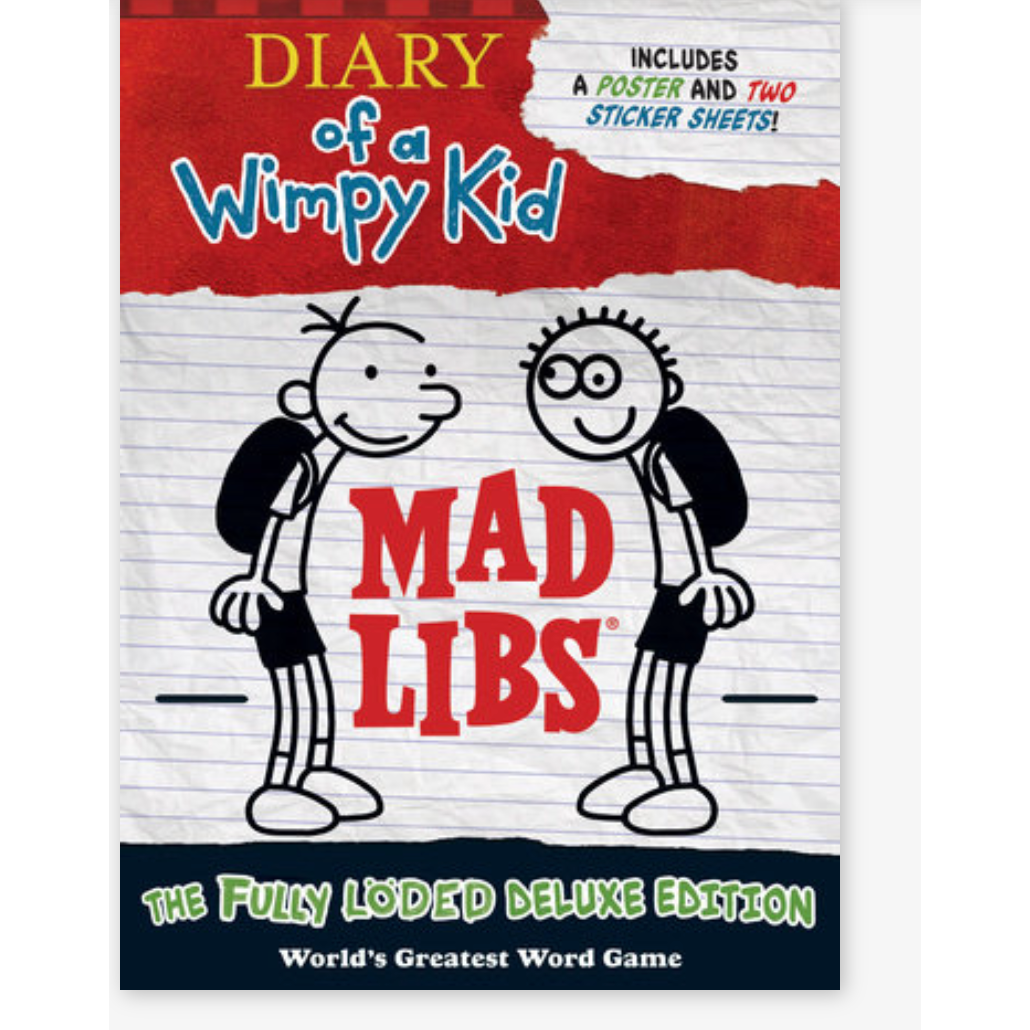 Diary of a Wimpy Kid Mad Libs The Fully Löded Deluxe Edition