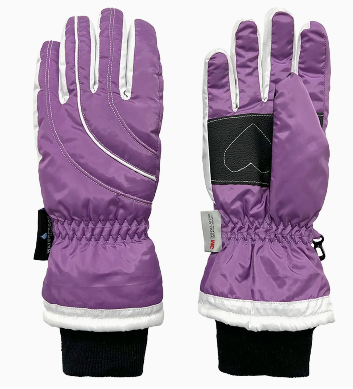 Grand Sierra Girls Taffeta Ski Glove w. Thinsulate 3M ( 4-6 years)