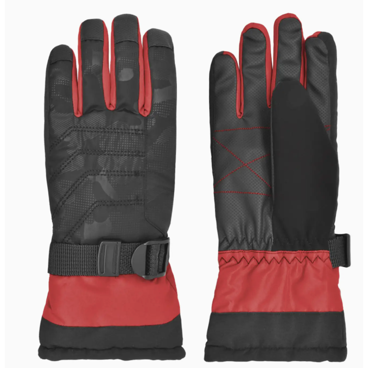 Boys Camo Colorblock Snowboard Glove W. Thinsulate ( 8-12 Years)