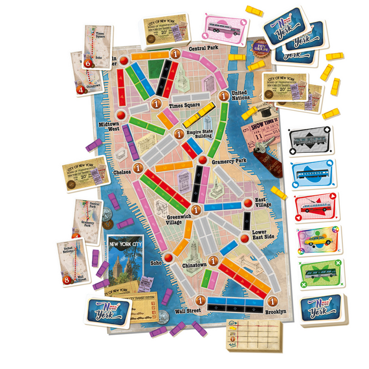 Ticket to Ride New York Board Game