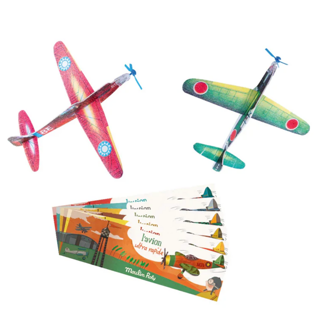 Moulin Roty Polystyrene Planes "Little Wonders"
