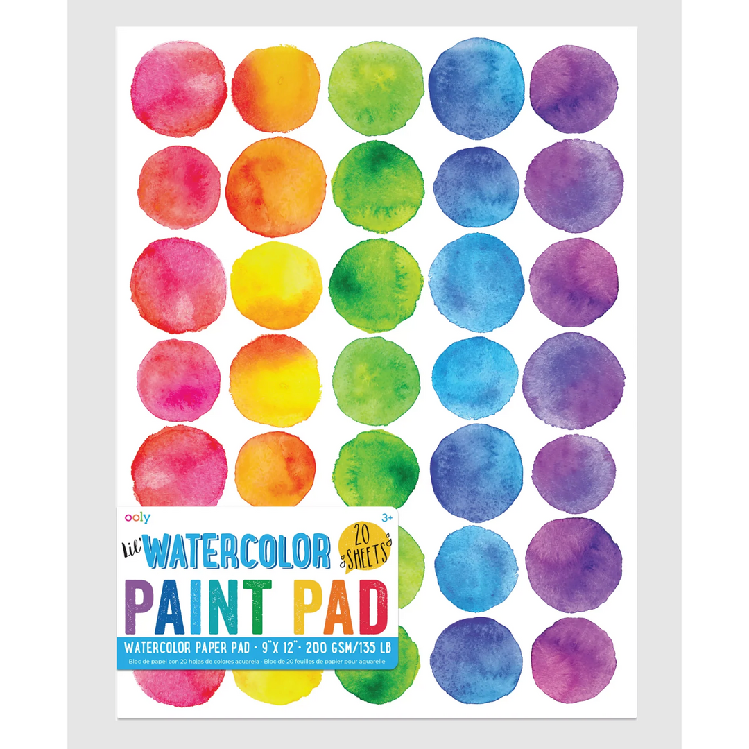 Lil' Watercolor Paint Pad - 20 Sheets