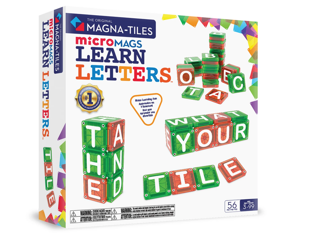 Magna tiles Micro Mags ( smaller Magna tiles) letters
