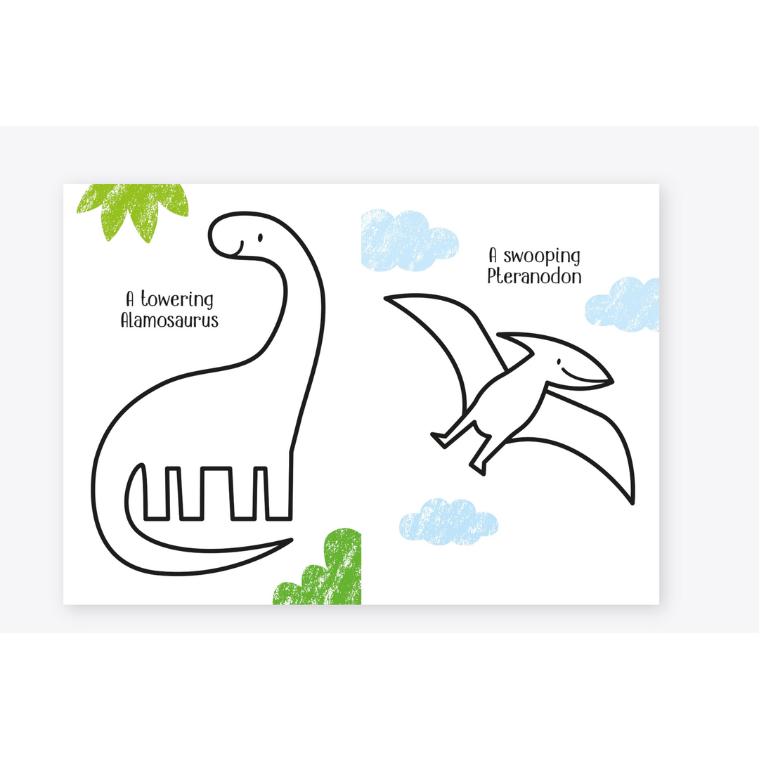 Little Coloring Dinosaurs