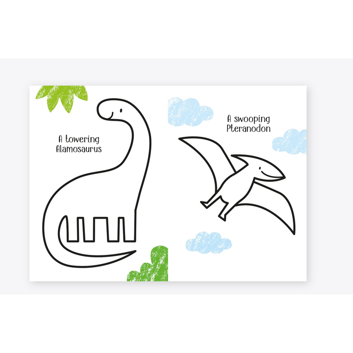 Little Coloring Dinosaurs