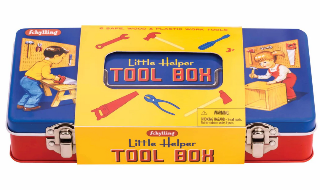 Little Helper Tin Tool Box with Tools