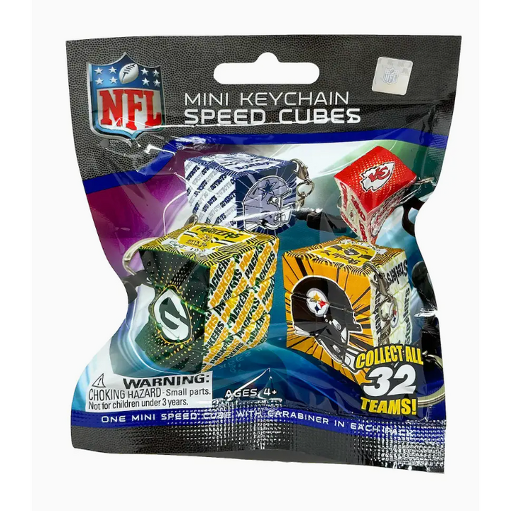 NFL Mini Speed Cube Keychain Blind Pack
