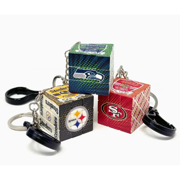NFL Mini Speed Cube Keychain Blind Pack
