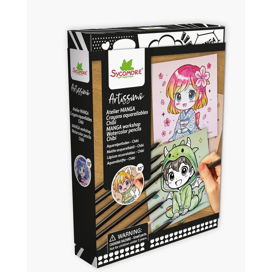 Artissimo -S Manga workshop watercolor pencils Chibi