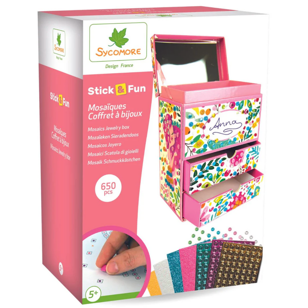 Sycomore Stick & Fun Mosaic Jewelry Box
