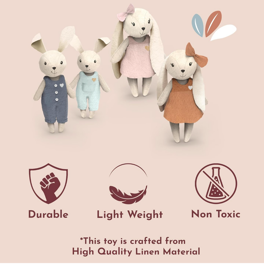 SPEEDY MONKEY Rabbit Family Set