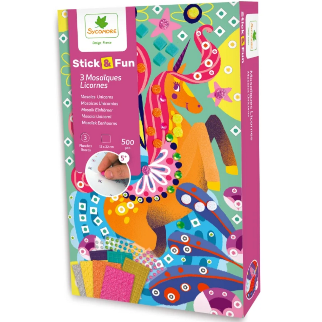 Sycomore Stick & Fun Mosaics Unicorns