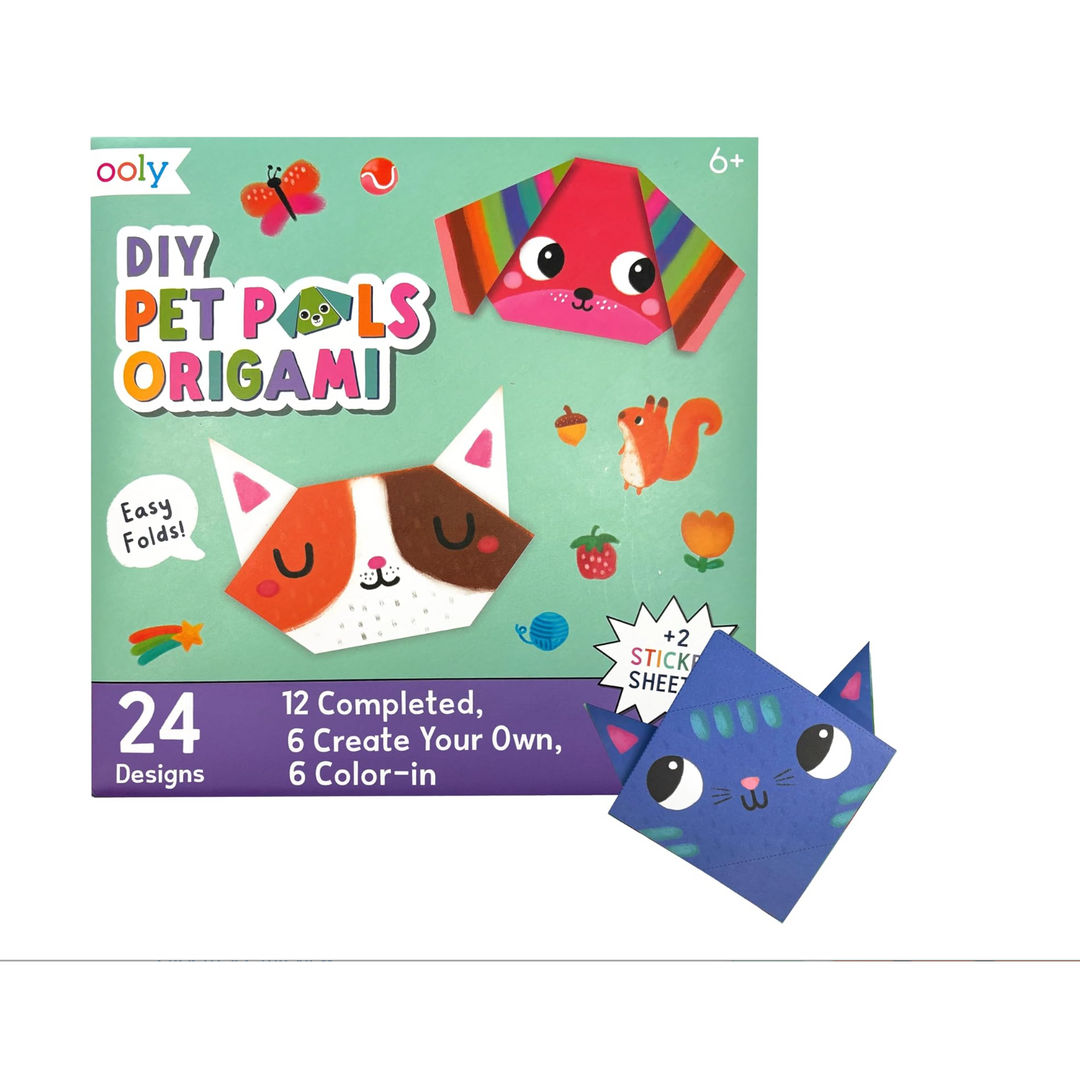 Ooly DIY Paper Kit, 24 Animal Origami