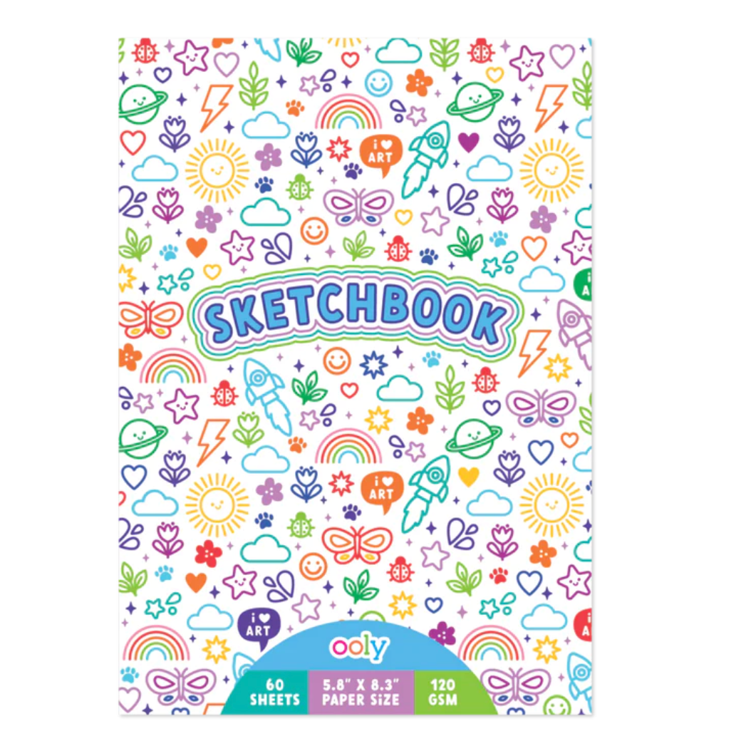 Ooly Kids Travel Sketchbook (60 Pages)