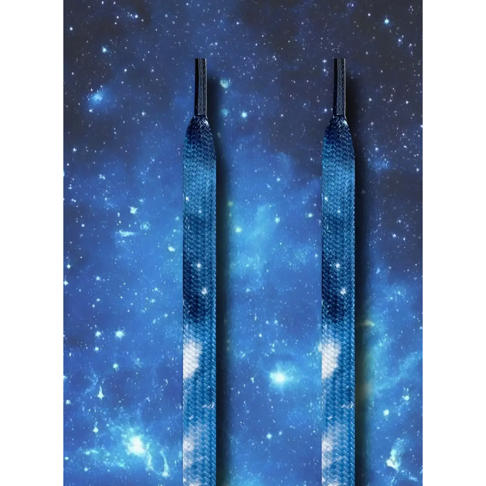 Galaxy Pattern Flat Shoelace - Multi Colors Available