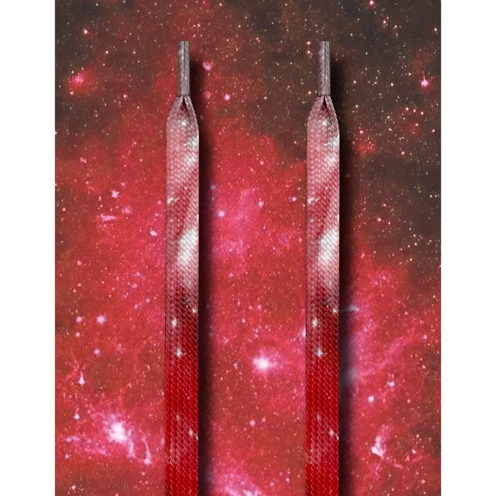 Galaxy Pattern Flat Shoelace - Multi Colors Available