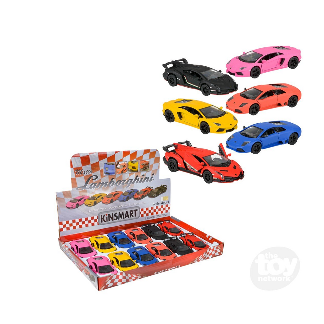 5" Matte Lamborghini Die-Cast Car-1 per order- Random