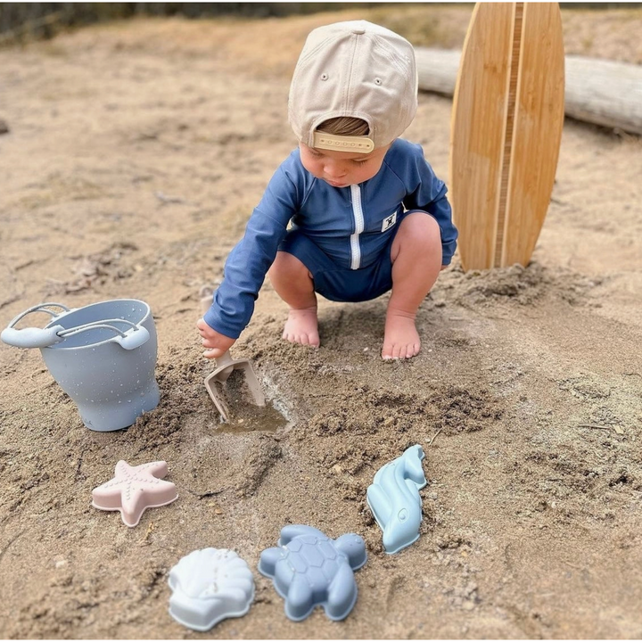 Silicone Beach Toy Set- 7 Piece