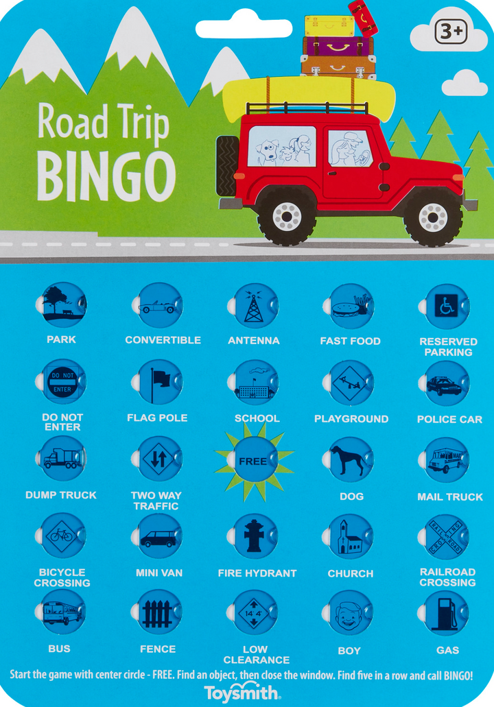 Road Trip Bingo-Assorted- 1 per order